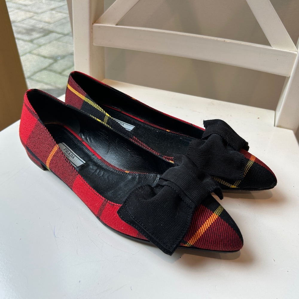Prada ballerina shoes original box included